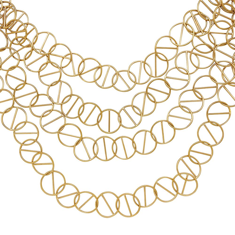 A 18Kt rose gold Hermès necklace, 