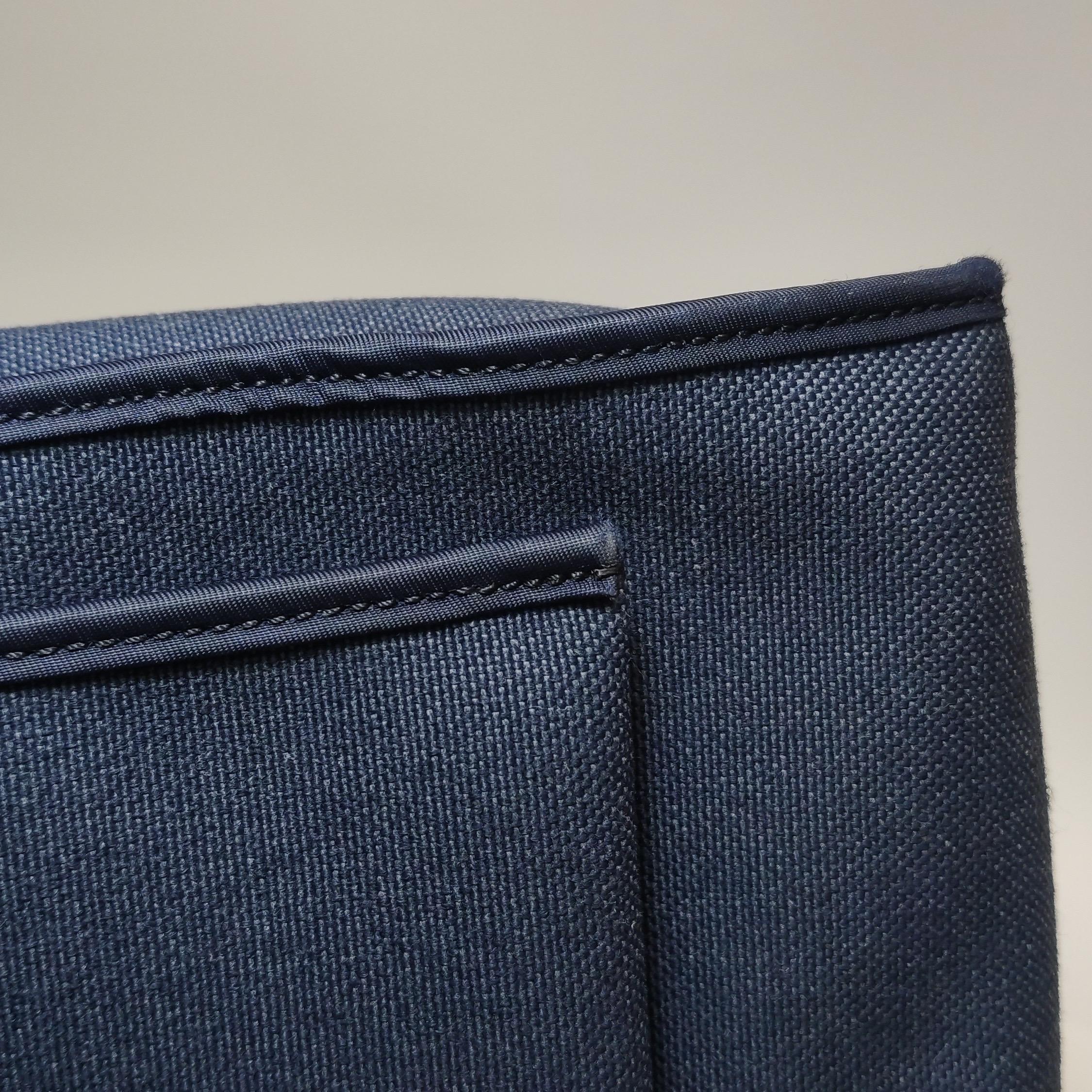 Hermes Herbag 31 Borsa a tracolla in pelle marrone canvas navy in vendita 13