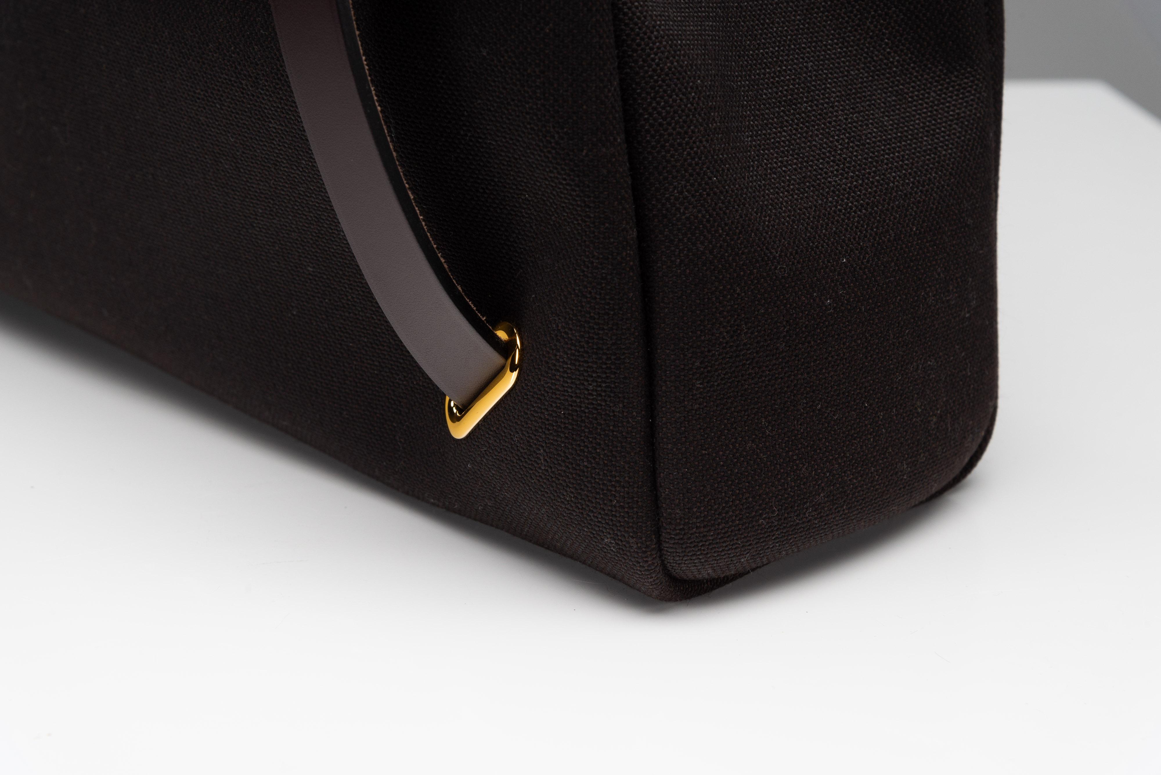 Hermes Herbag a dos Zip retourne NEW Backpack Brown Full-Set 9