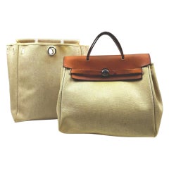 Hermes Herbag Backpack Sac a Dos 2 In 1 855865
