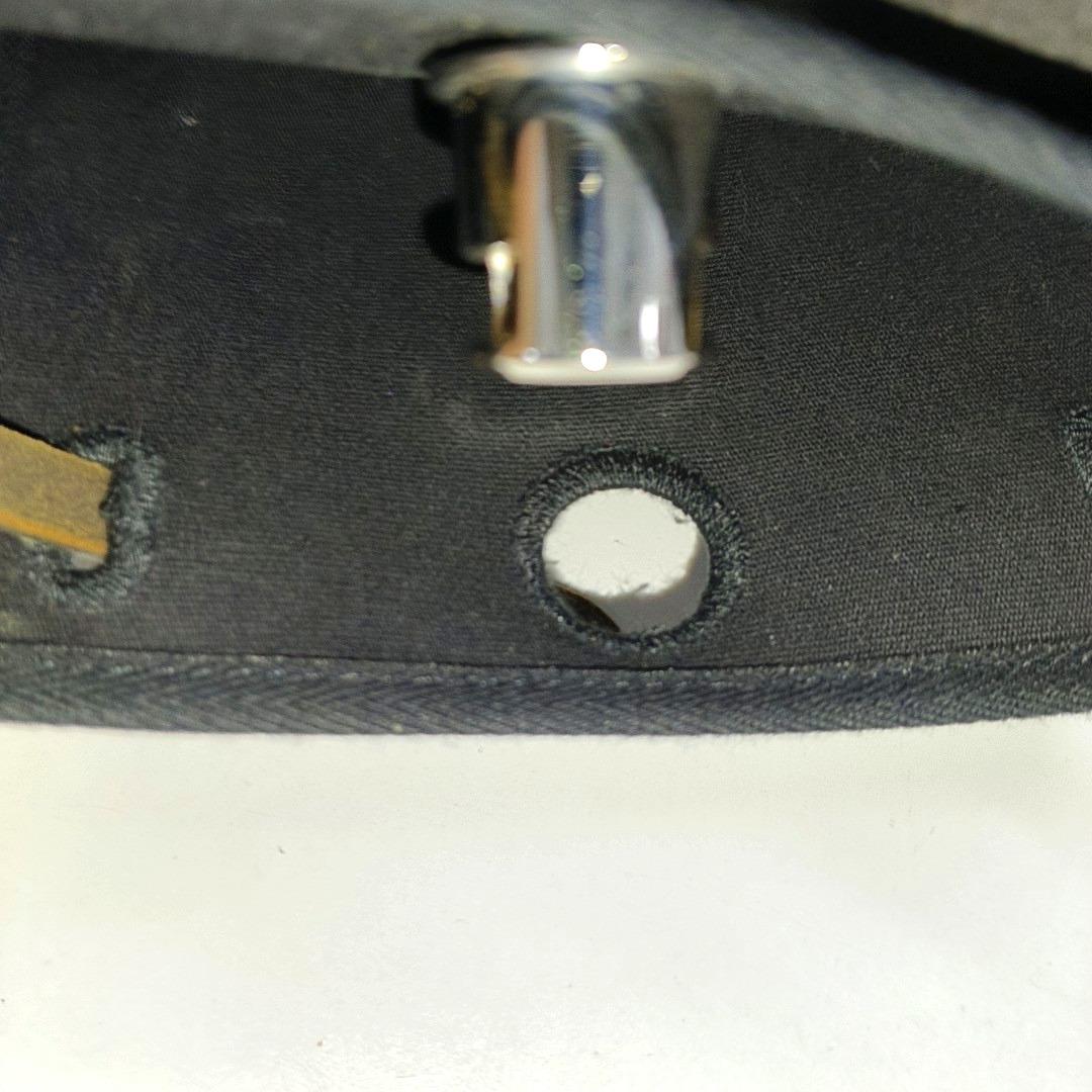 Hermes Herbag Mini Bolso Crossbody de lona negra y herrajes plateados en venta 8