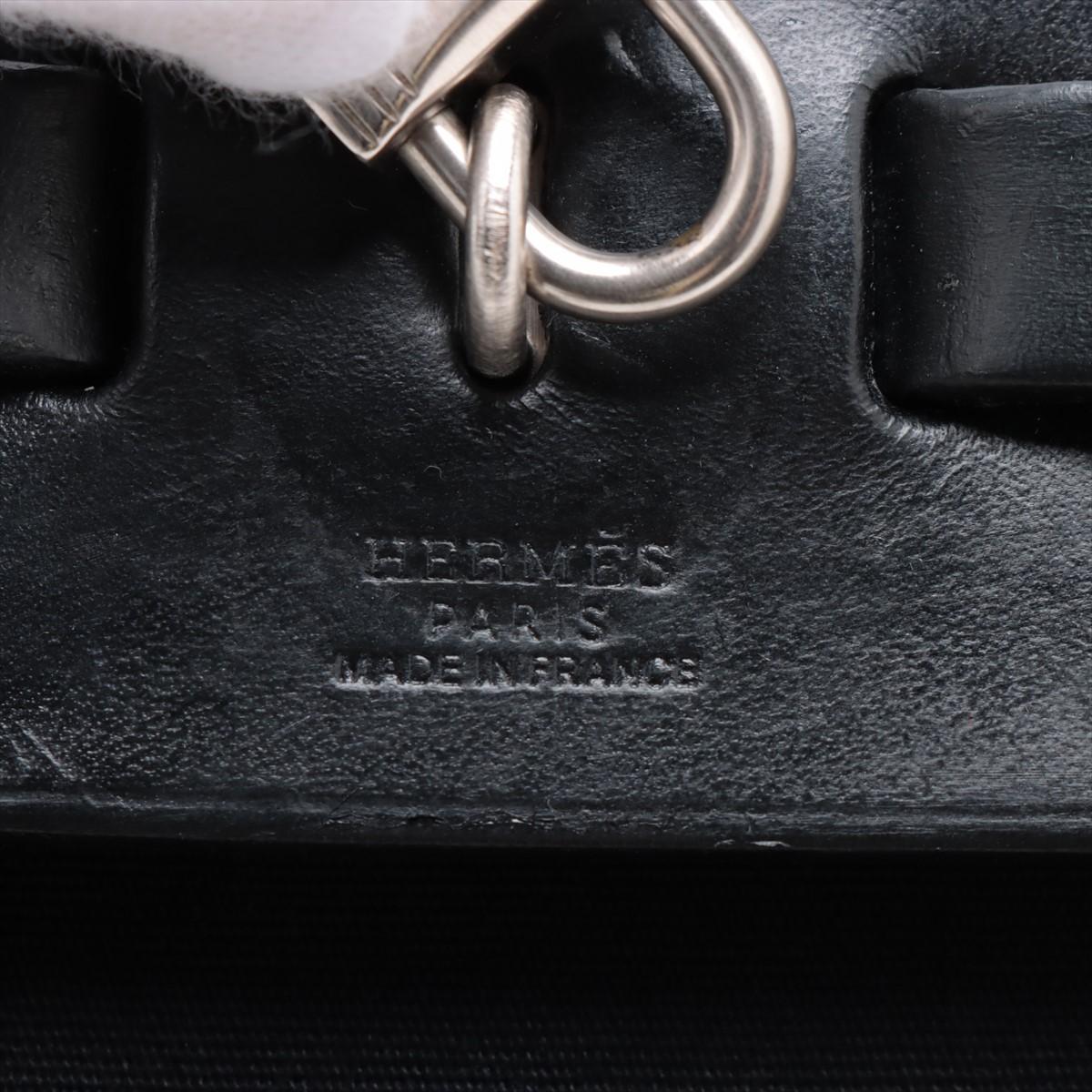 Hermès Herbag MM Black For Sale 6