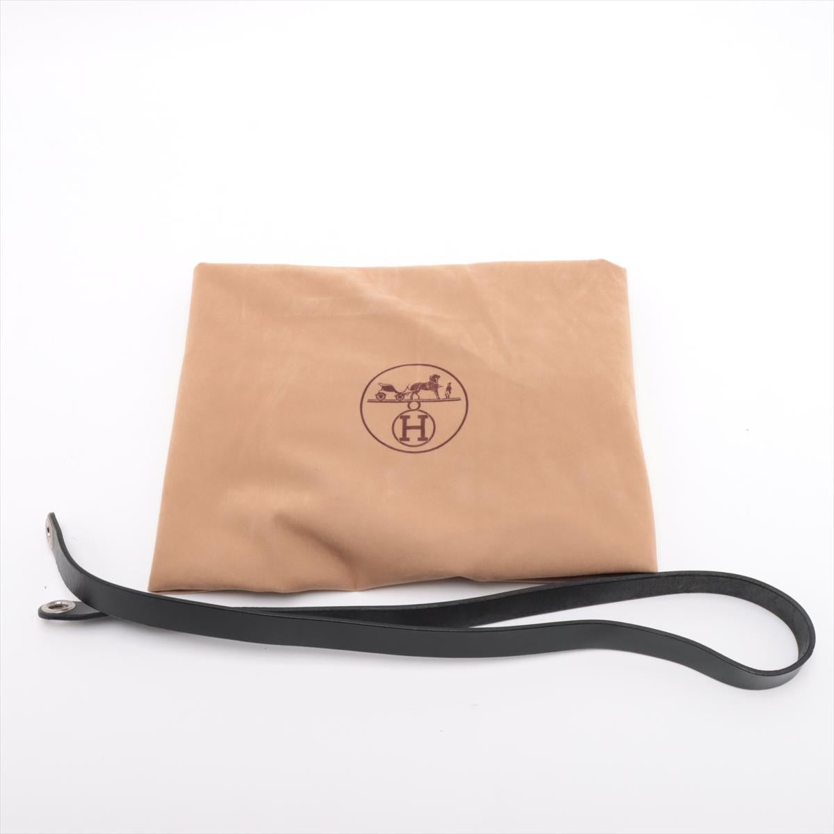 Hermès Herbag MM Black For Sale 11