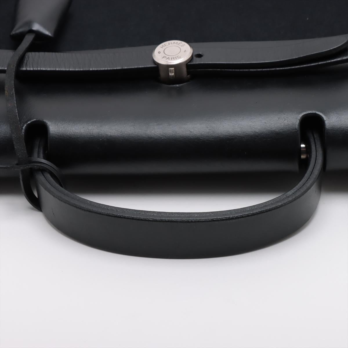 Hermès Herbag MM Black For Sale 2