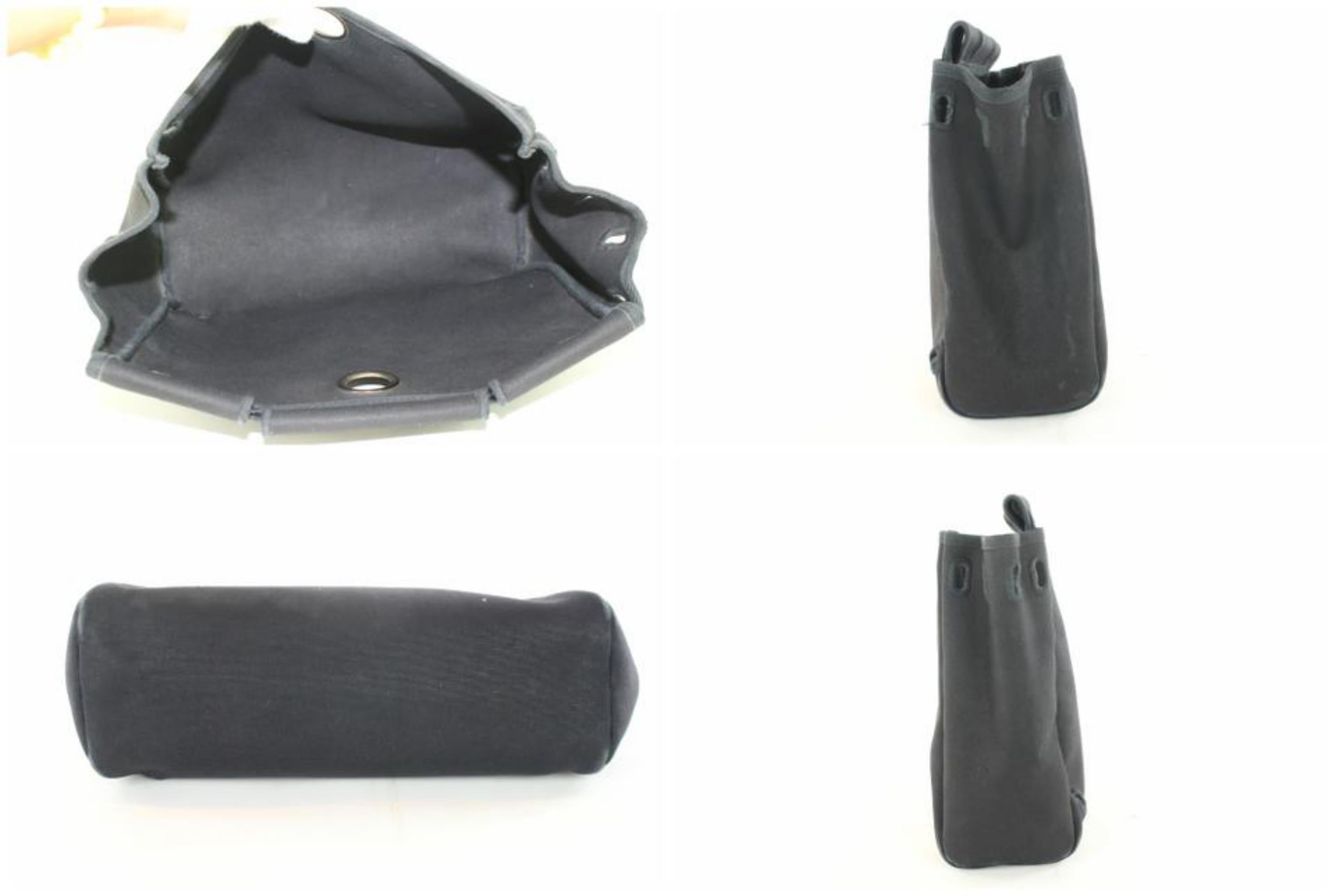 Hermès Herbag Sac A Dos 2-in-1 6hz0904 Black Canvas Backpack For Sale 2