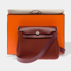Hermès Herbag Shoulder Bag Red