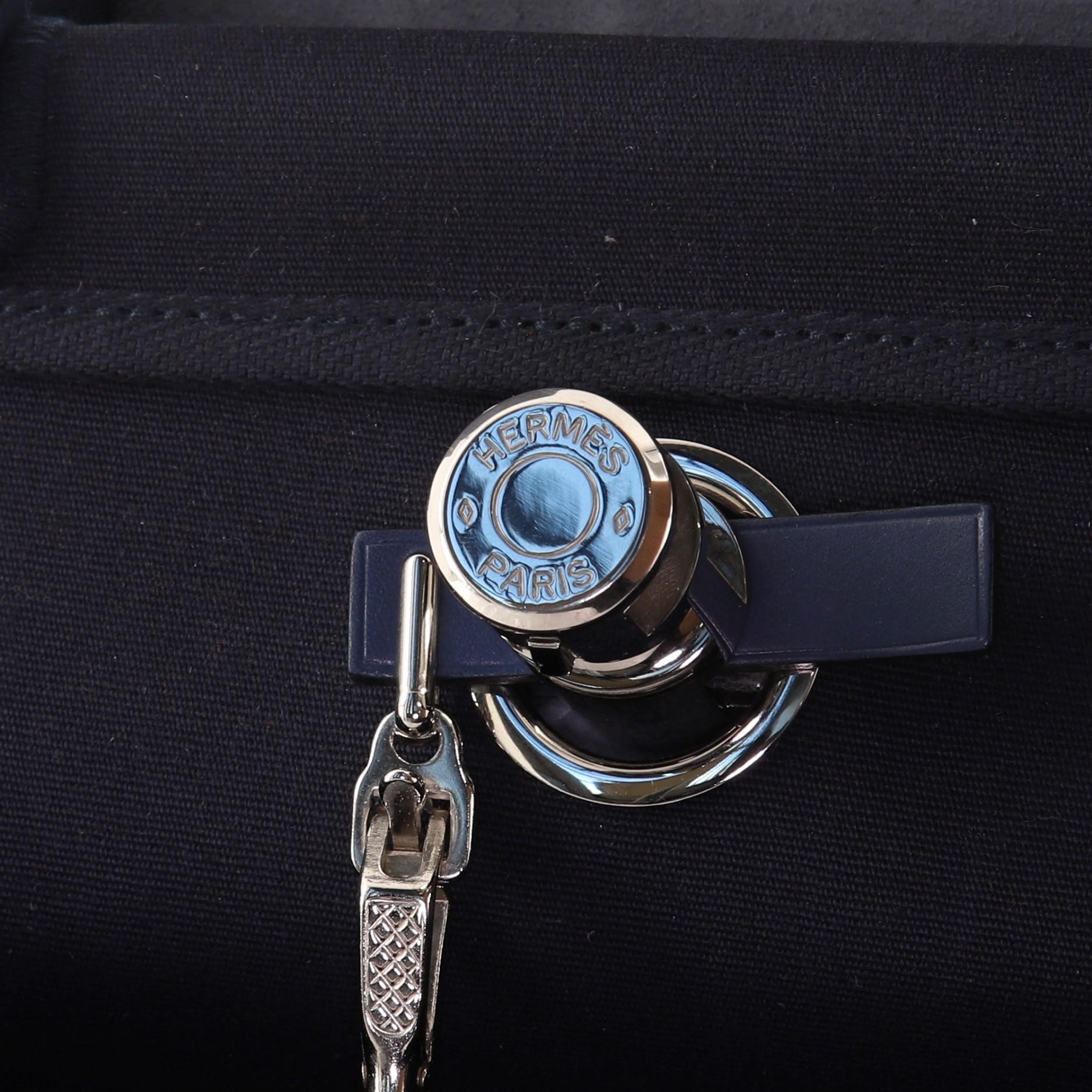 Hermes Herbag Toile und Leder MM 4