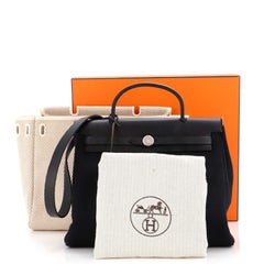 Hermes Herbag Toile y Piel PM