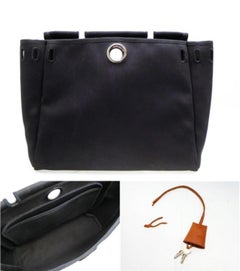 Hermès Herbag Toile Sac A Dos Tote229733 Beige Canvas Tote