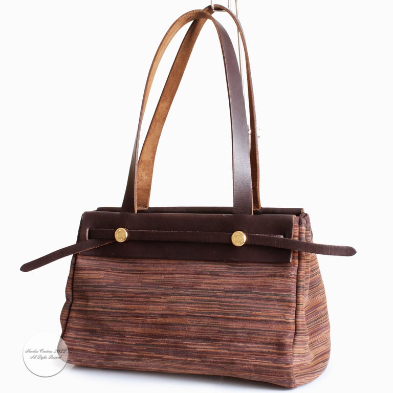 Hermès Vibrato Herbag PM - Brown Shoulder Bags, Handbags