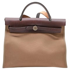 Hermès Herbag Zip 31 Toile Bag - '10s