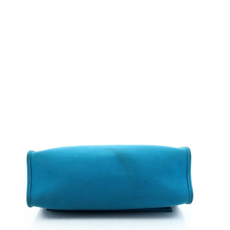 Hermes Herbag mit Reißverschluss aus Leder und Toile 31 für Damen oder Herren