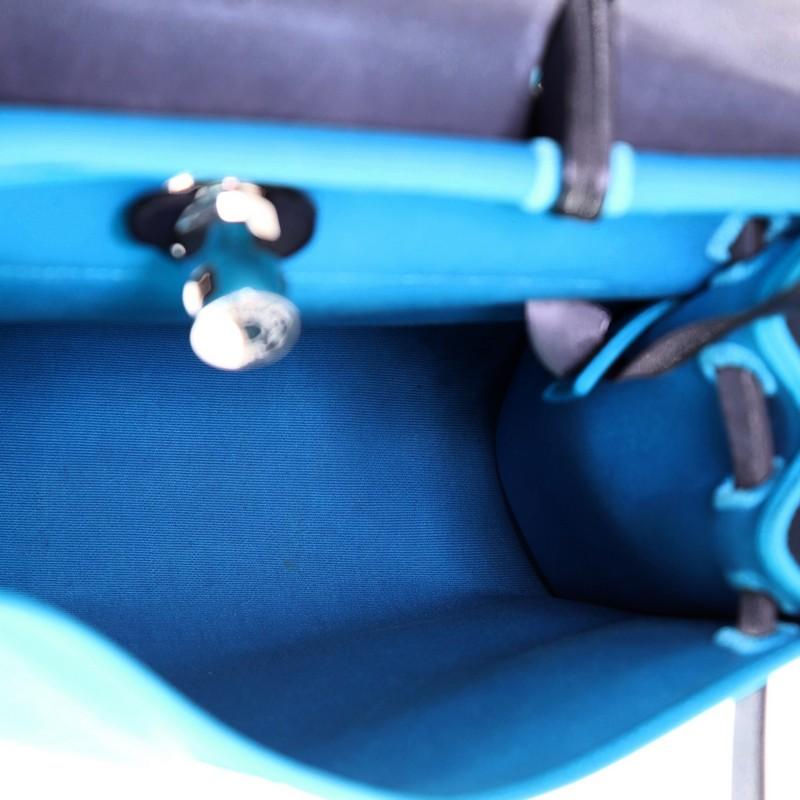 Hermes Herbag mit Reißverschluss aus Leder und Toile 31 1