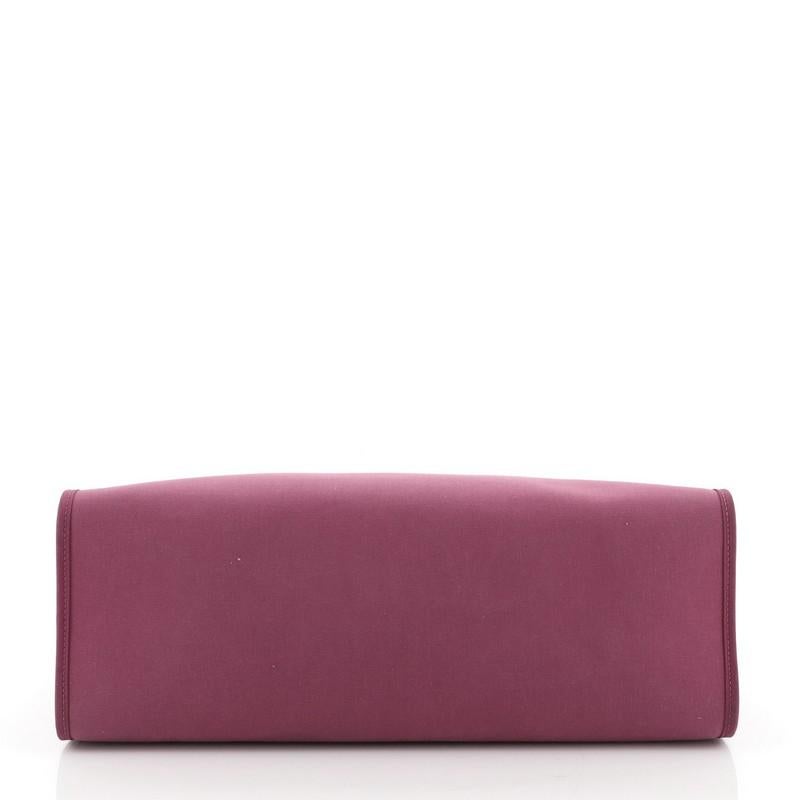 Hermes  Herbag Zip Leather and Toile 39 In Good Condition In NY, NY