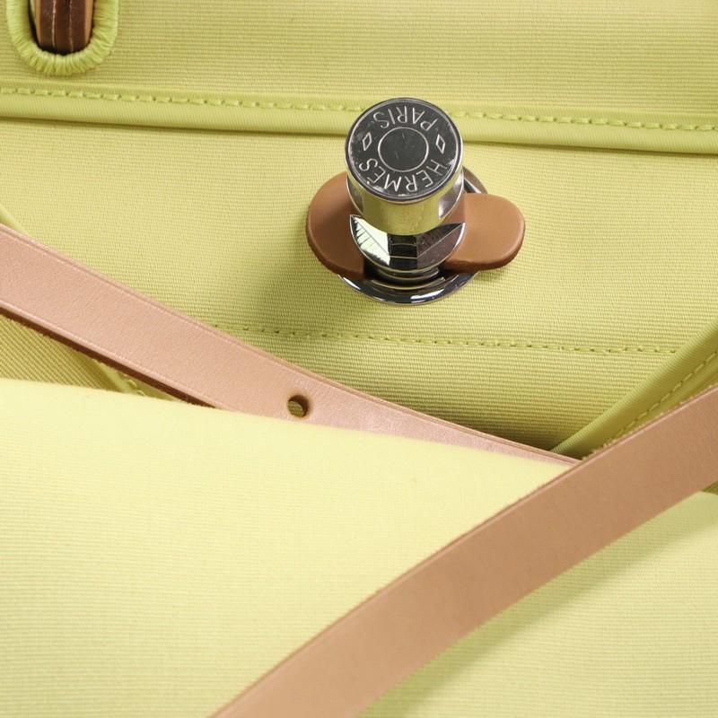  Hermes Herbag Zip Leather and Toile 39 1