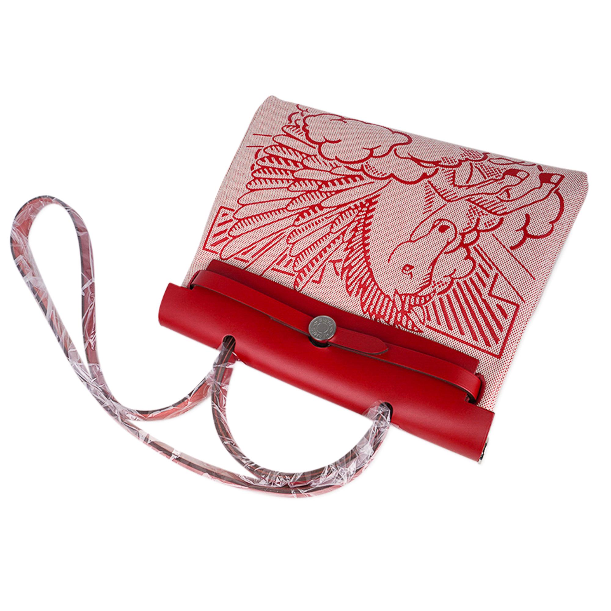 Hermes Herbag Zip Pegase Pop 31 Rouge Piment Special Edition 2