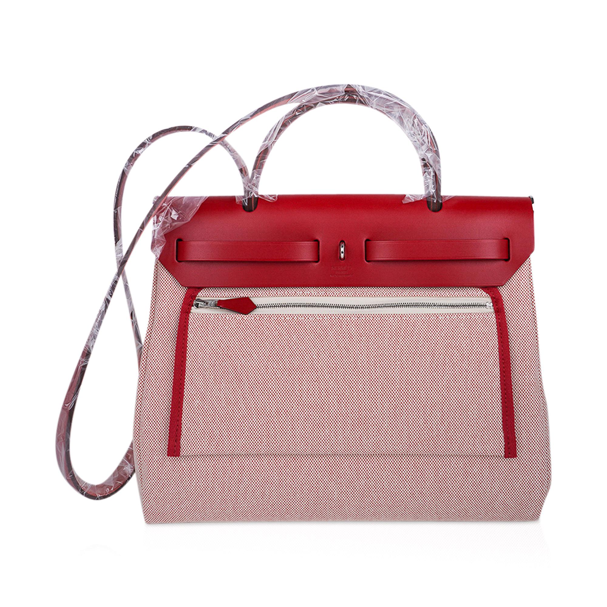 Hermes Herbag Zip Pegase Pop 31 Rouge Piment Special Edition 7