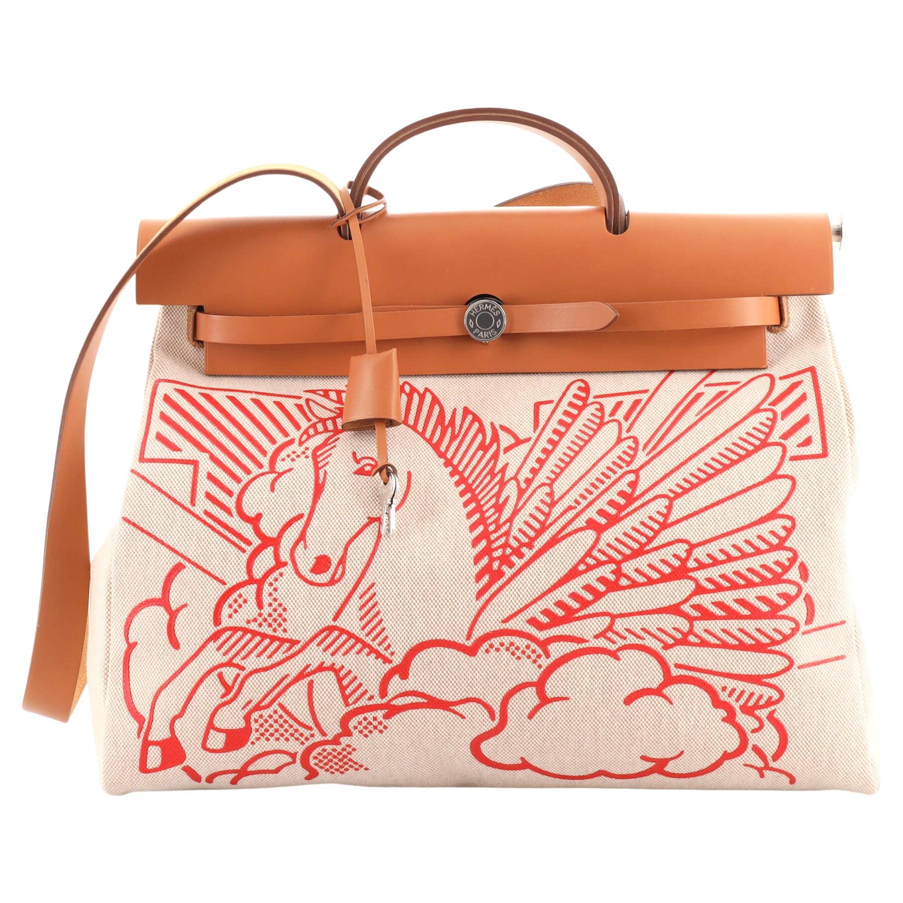 Hermes Herbag Backpack Toile at 1stDibs  hermes toile, hermes toile bag, hermes  backpack