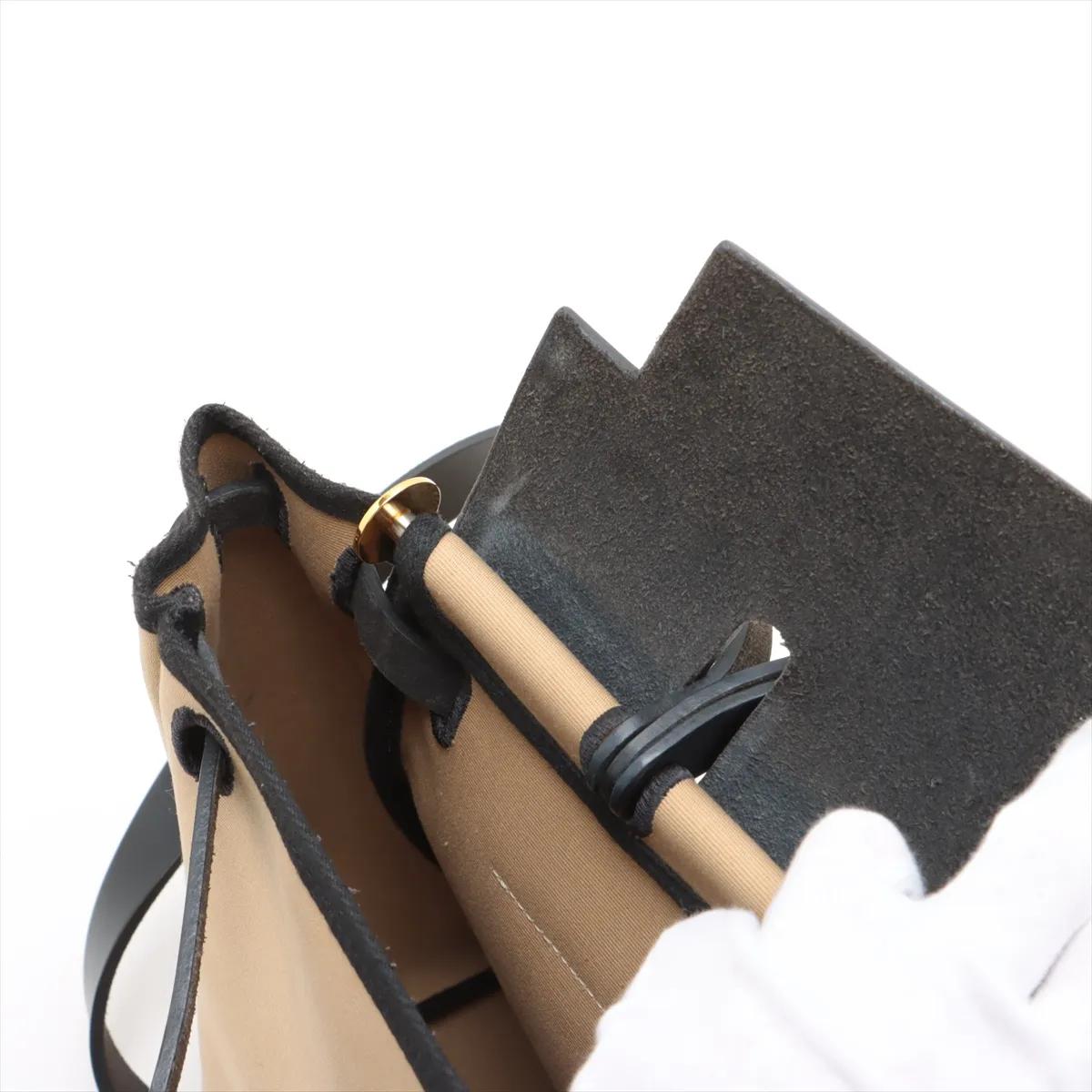 *Hermès Herbag Zip PM Beige x Schwarz im Angebot 10