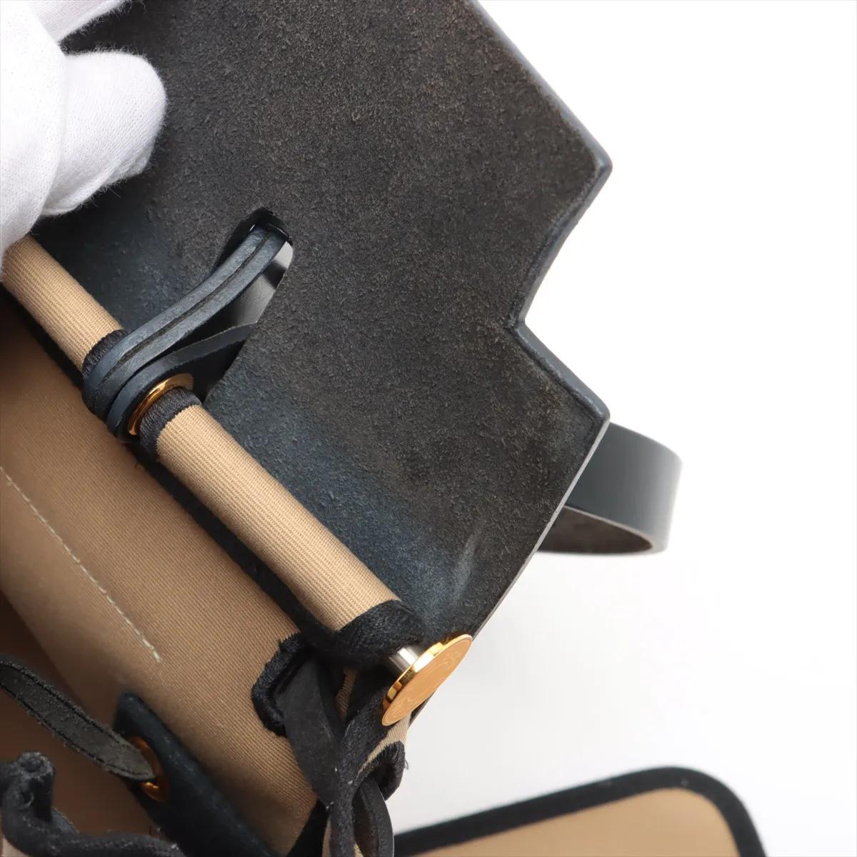 *Hermès Herbag Zip PM Beige x Schwarz im Angebot 11