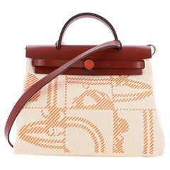 Hermes Khaki Canvas and Leather Herbag Zip 31 Bag – STYLISHTOP
