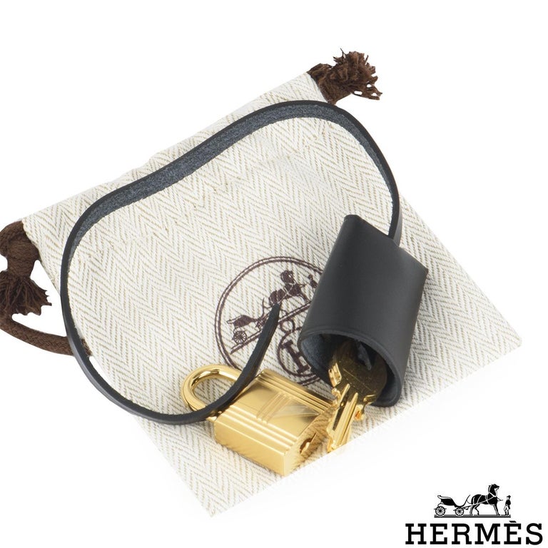 Hermes Herbag Zip 31 retourne Bag with ebene/ black color GHW