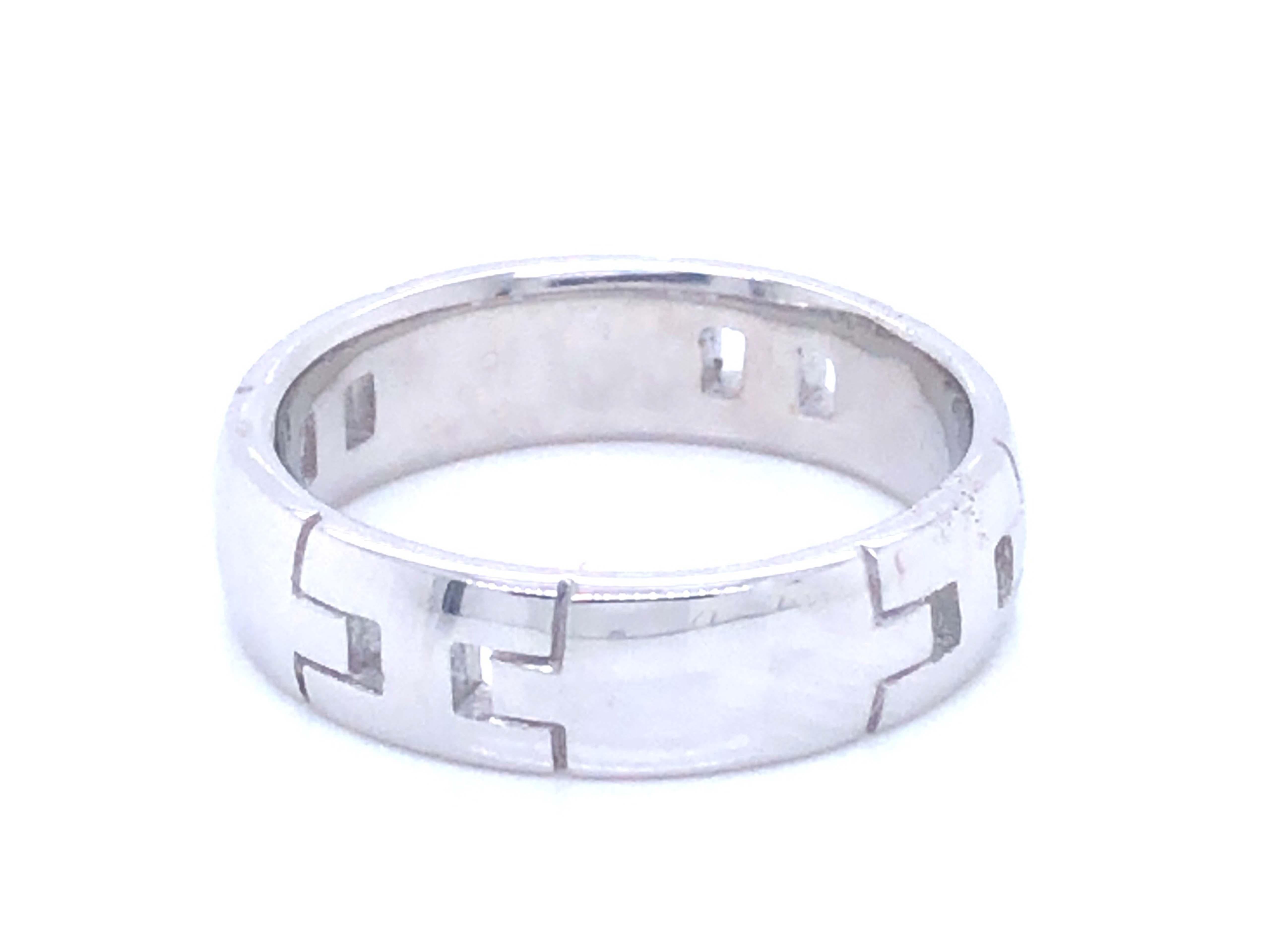 Bague Hercule Hermes en or blanc 18 carats en vente 1