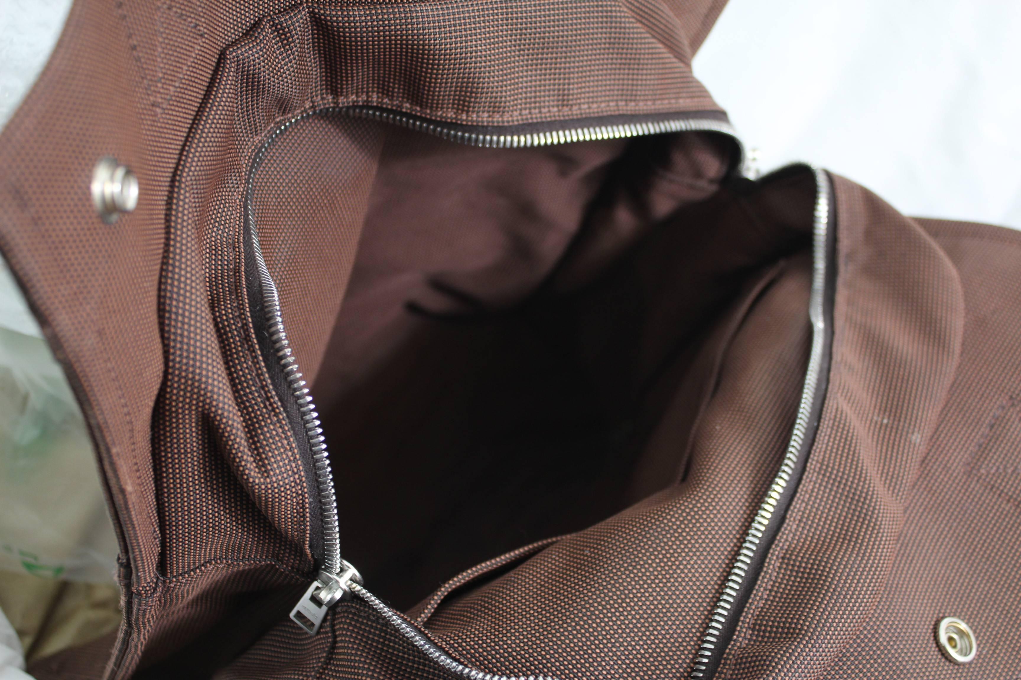 hermes canvas backpack