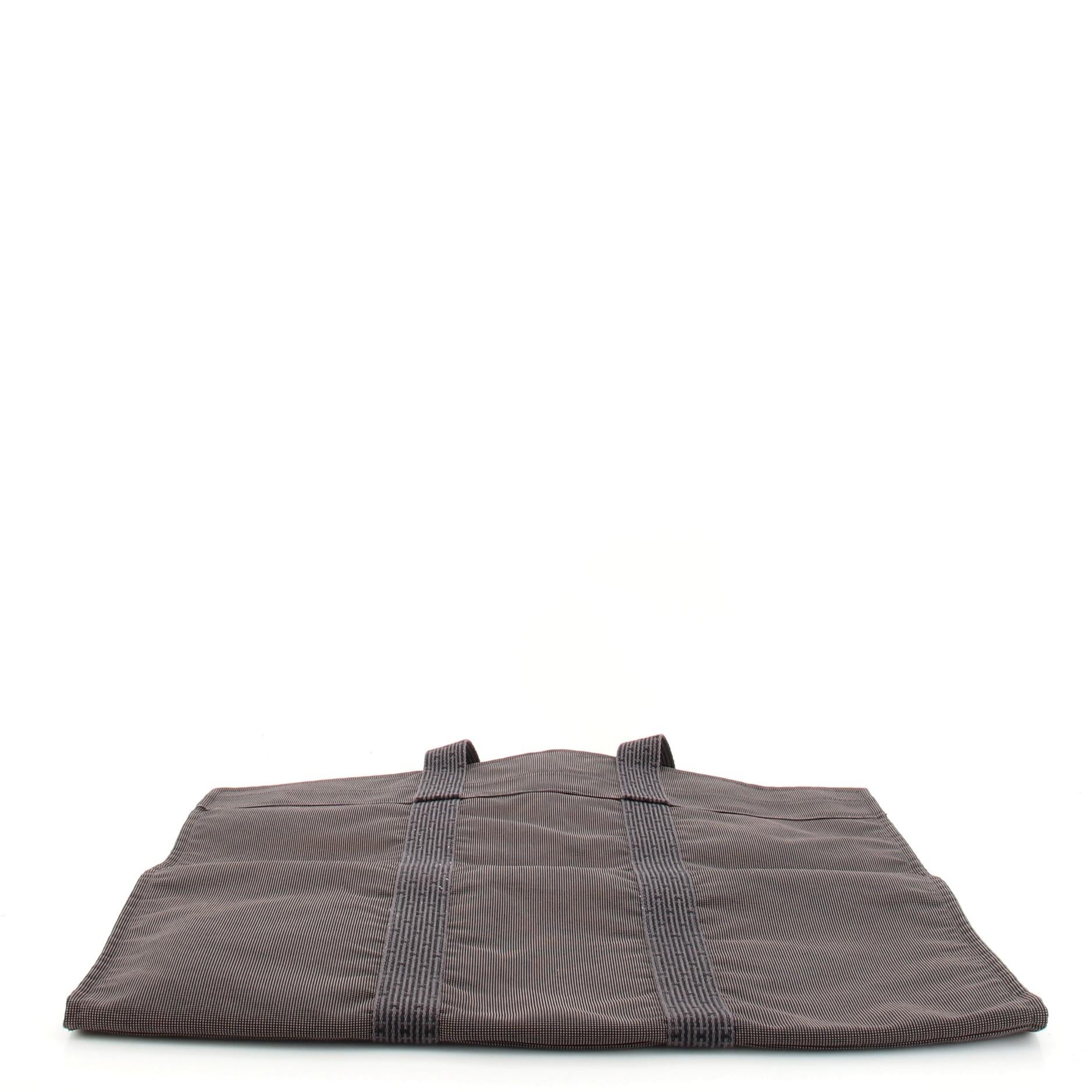 Hermes Herline Garment Bag Canvas In Good Condition In NY, NY