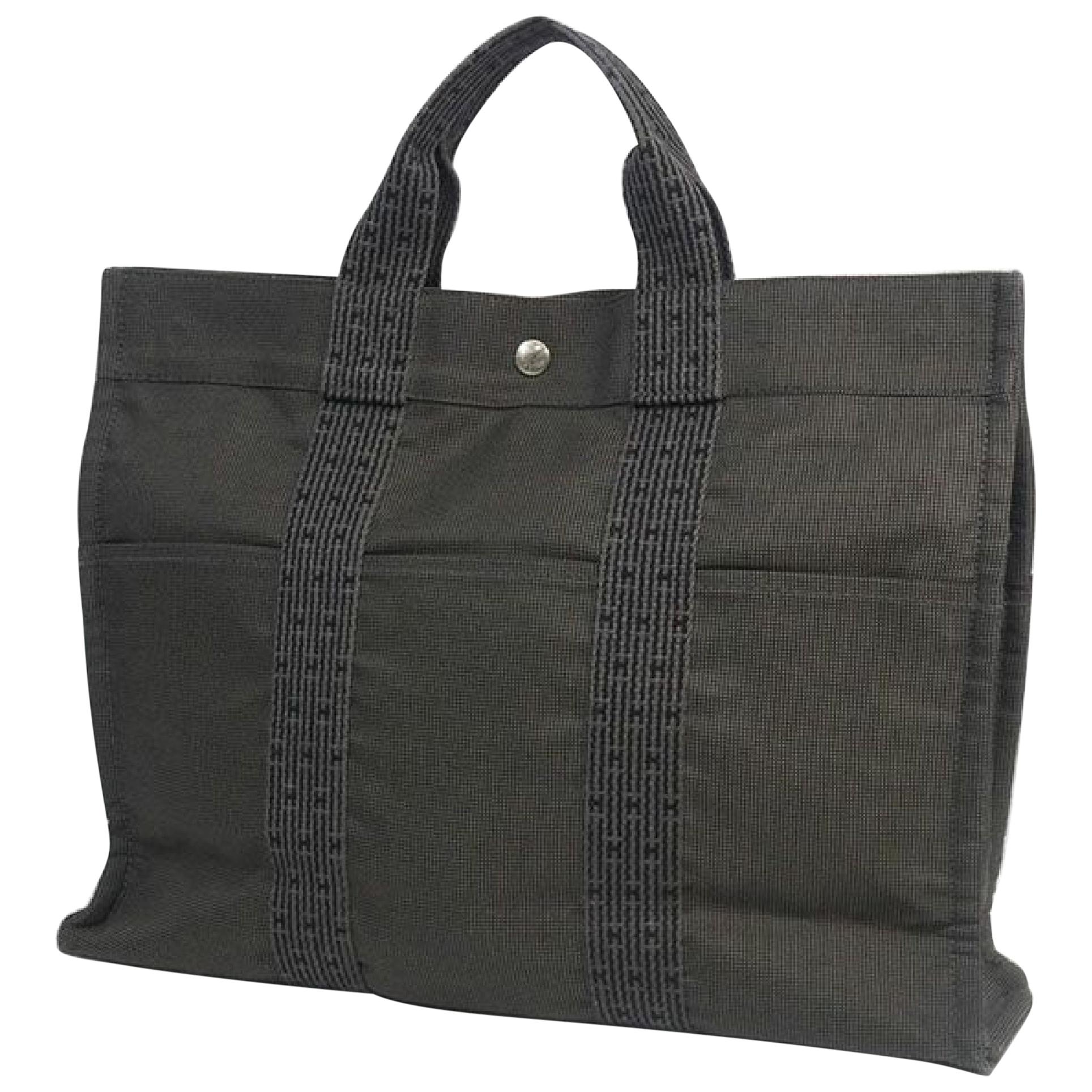 HERMES Herline tote MM unisex tote bag gray For Sale at 1stDibs
