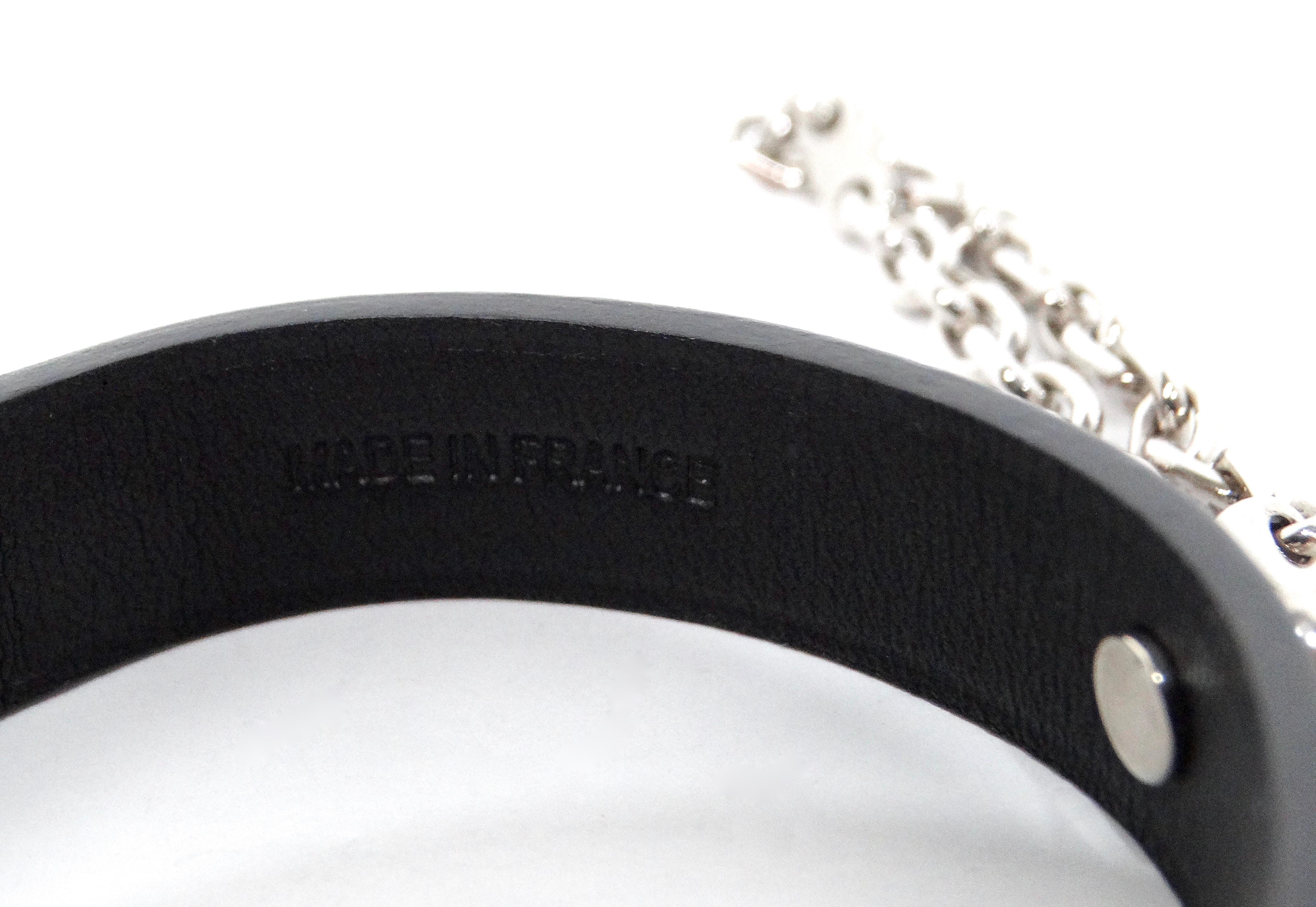Hermes Clip Kelly en cuir de veau Swift noir Pour femmes en vente