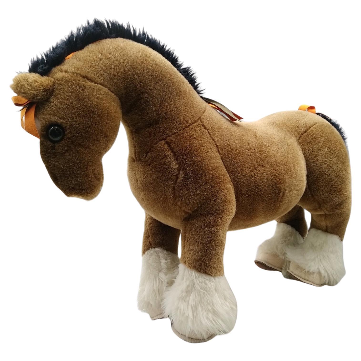 Hermes Hermy The Horse Large Plush Toy For Sale at 1stDibs | hermes horse  plush