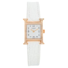 Hermes H. H. Mini in oro rosa 18k Orologio da donna W053094WW00