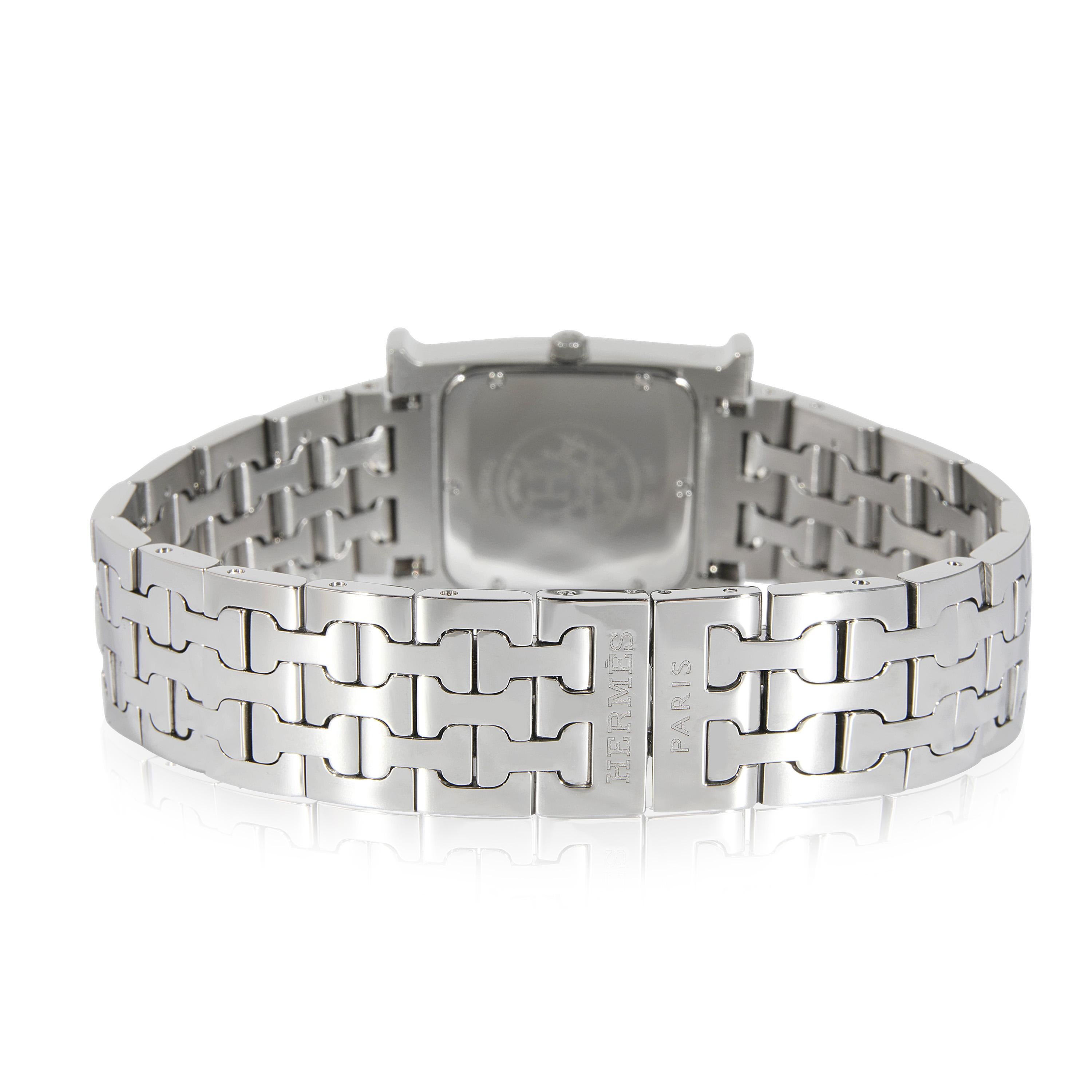 Hermès Heure H HH1.530.271/4805 Unisex Watch in  Stainless Steel

SKU: 130239

PRIMARY DETAILS
Brand: Hermès
Model: Heure H
Country of Origin: Switzerland
Movement Type: Quartz: Battery
Year Manufactured: 2007
Year of Manufacture: