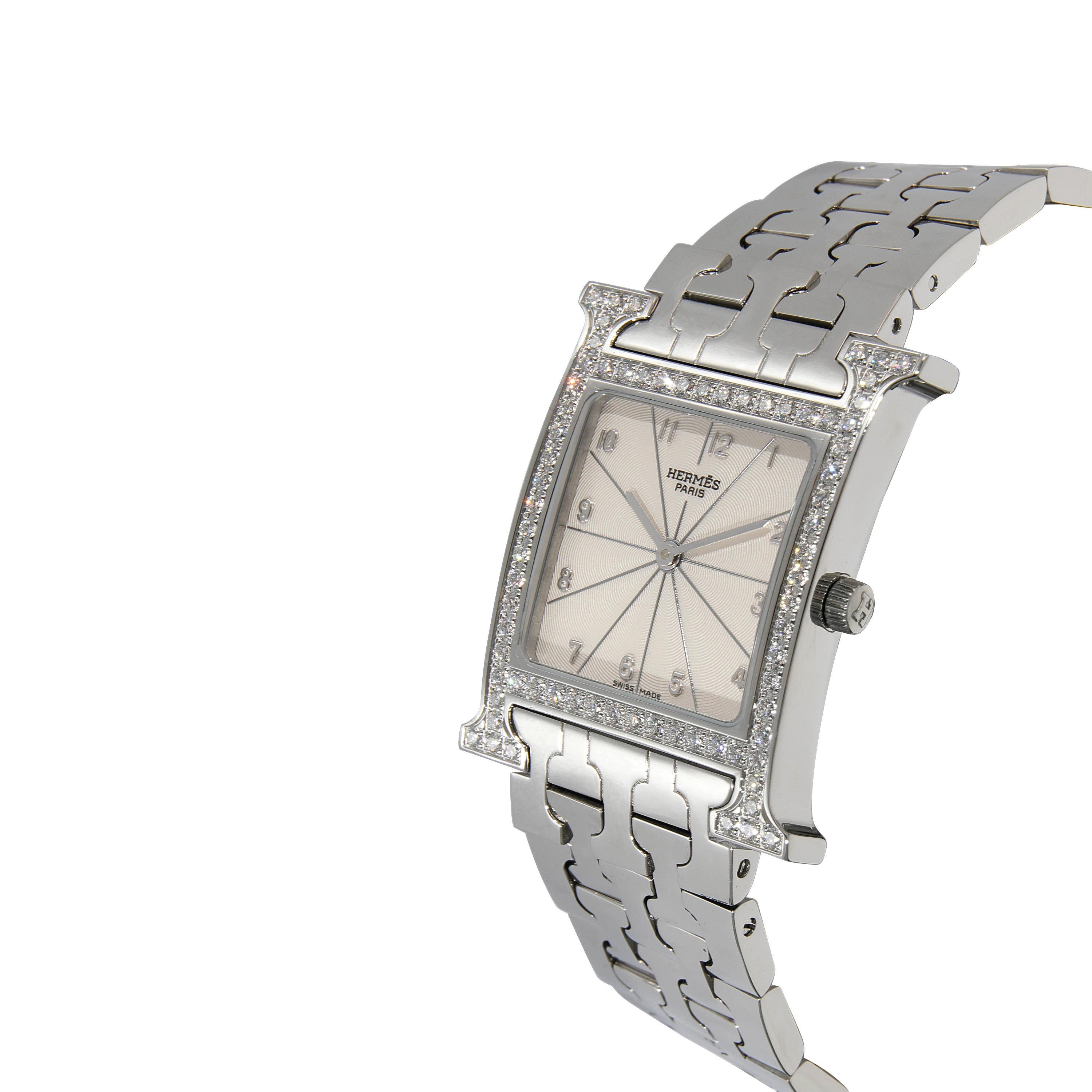 Hermès Heure H HH1.530.271/4805 Unisex Watch in  Stainless Steel 2