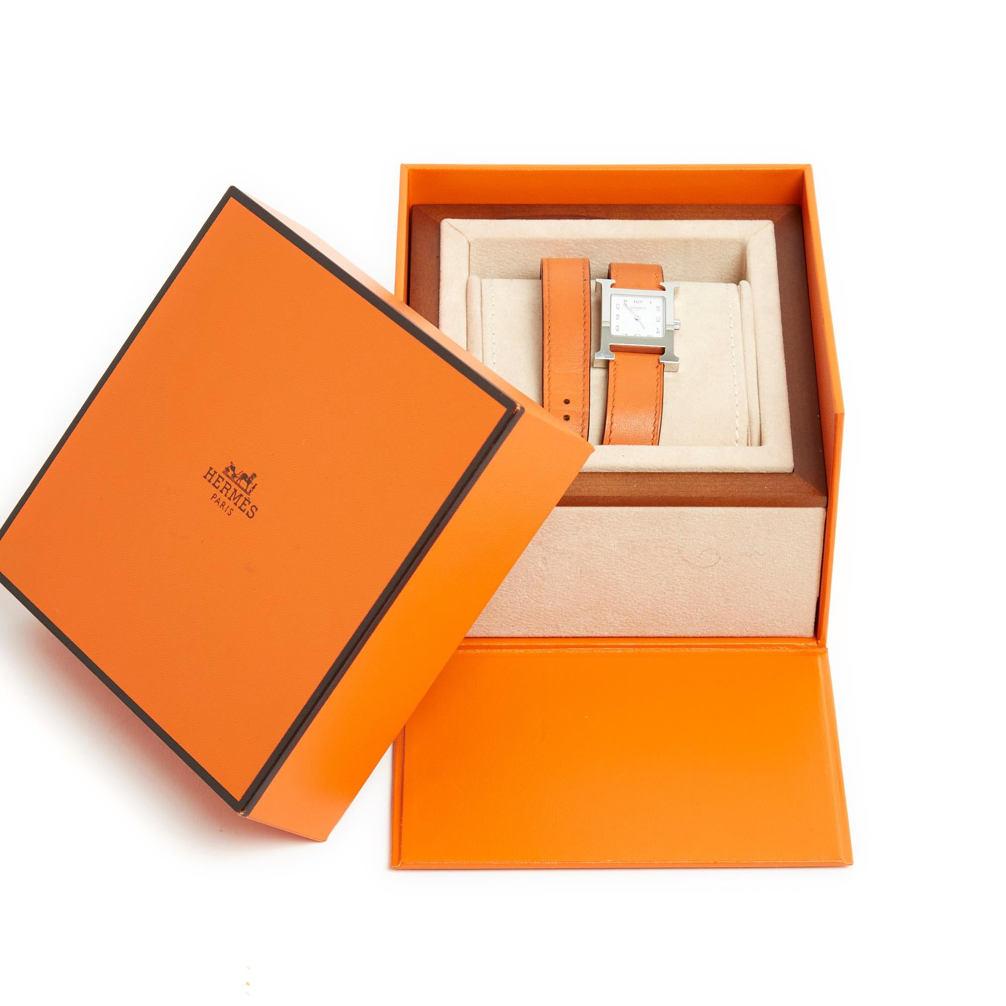 Hermès Heure H PM  2020 Double Tour Strap Box Papers 2