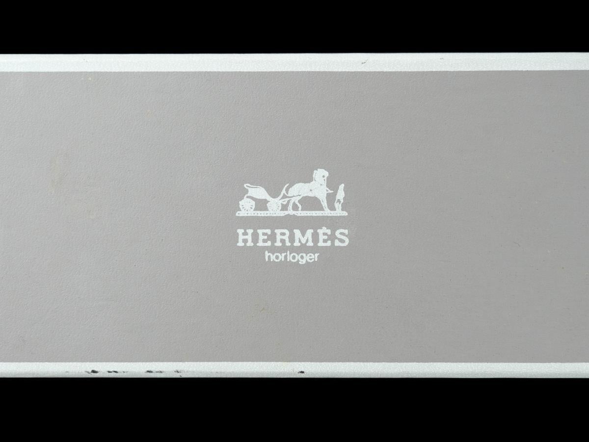 Hermes Heure H Ronde Ladies Quartz Watch with Boxes - Stainless Steel For Sale 3
