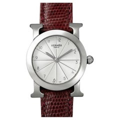 Hermes Heure H Ronde Ladies Quartz Watch with Boxes - Stainless Steel