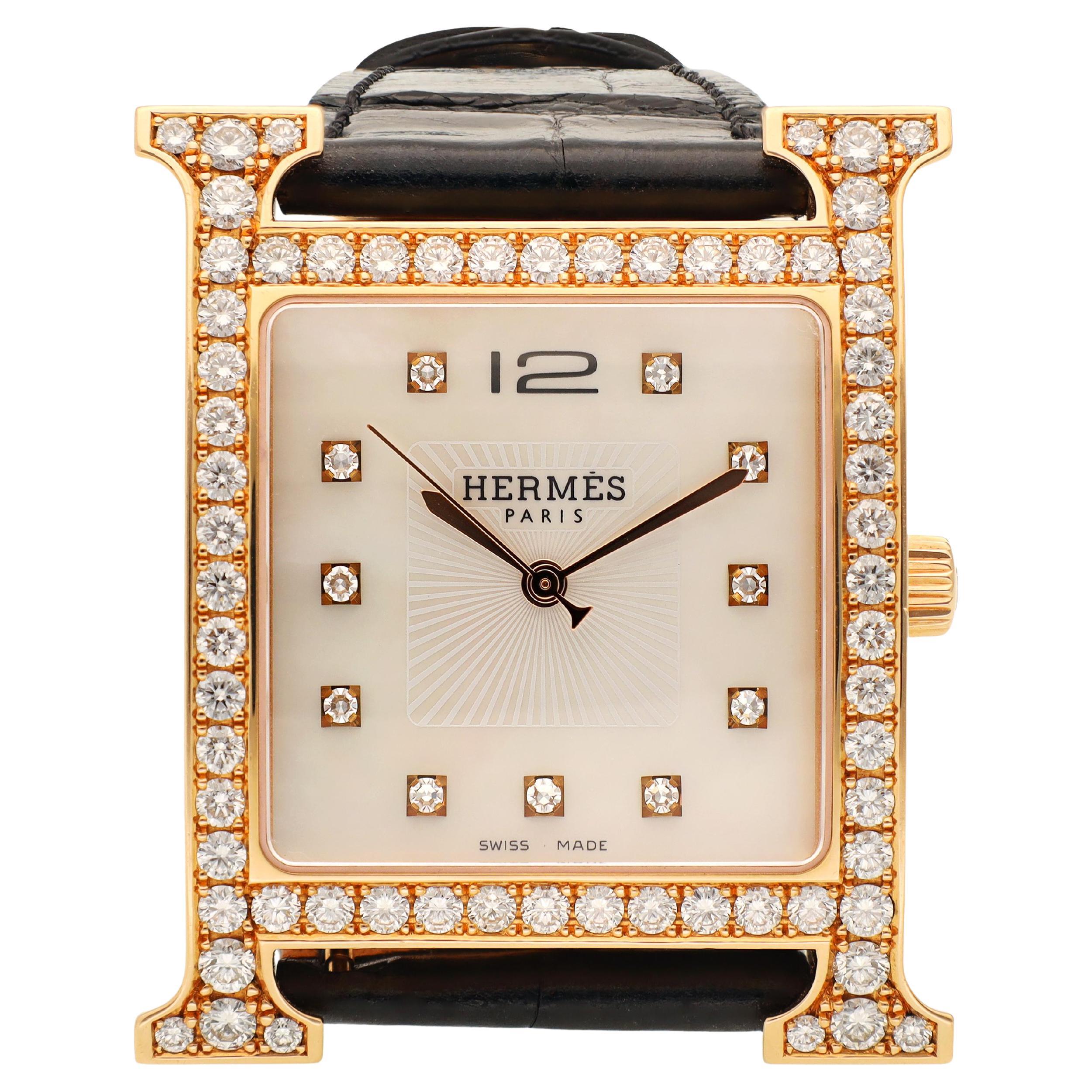 HERMES Heure H Tres Grand Modele Watch