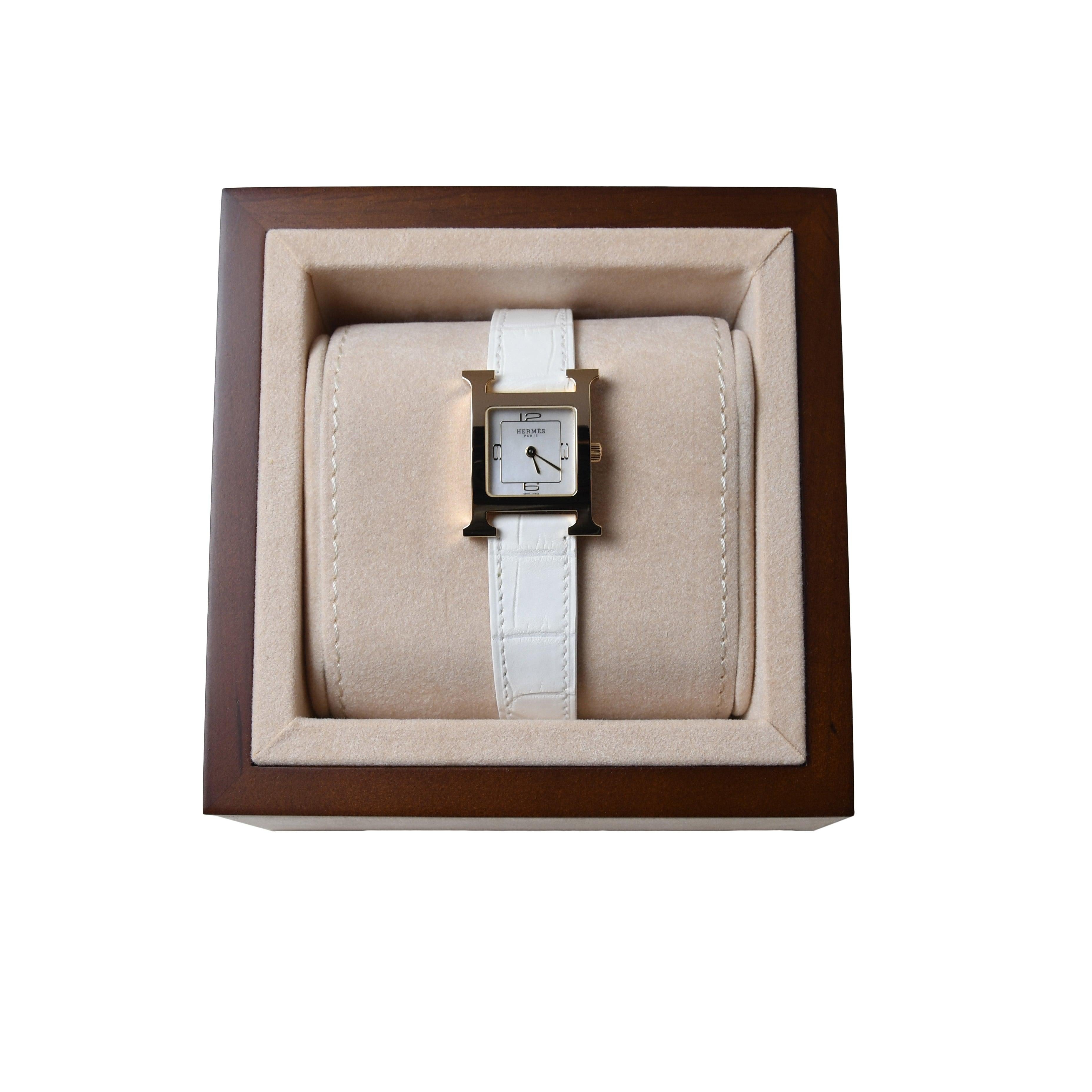 hermes h hour size