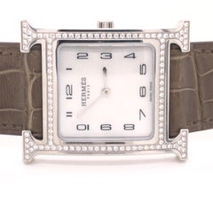 Hermes Heure H Watch Diamonds & Mother of Pearl