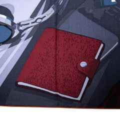 Hermes High Flyer Scarf Cashmere / Silk Anthracite / Gris / Moyen 140 cm