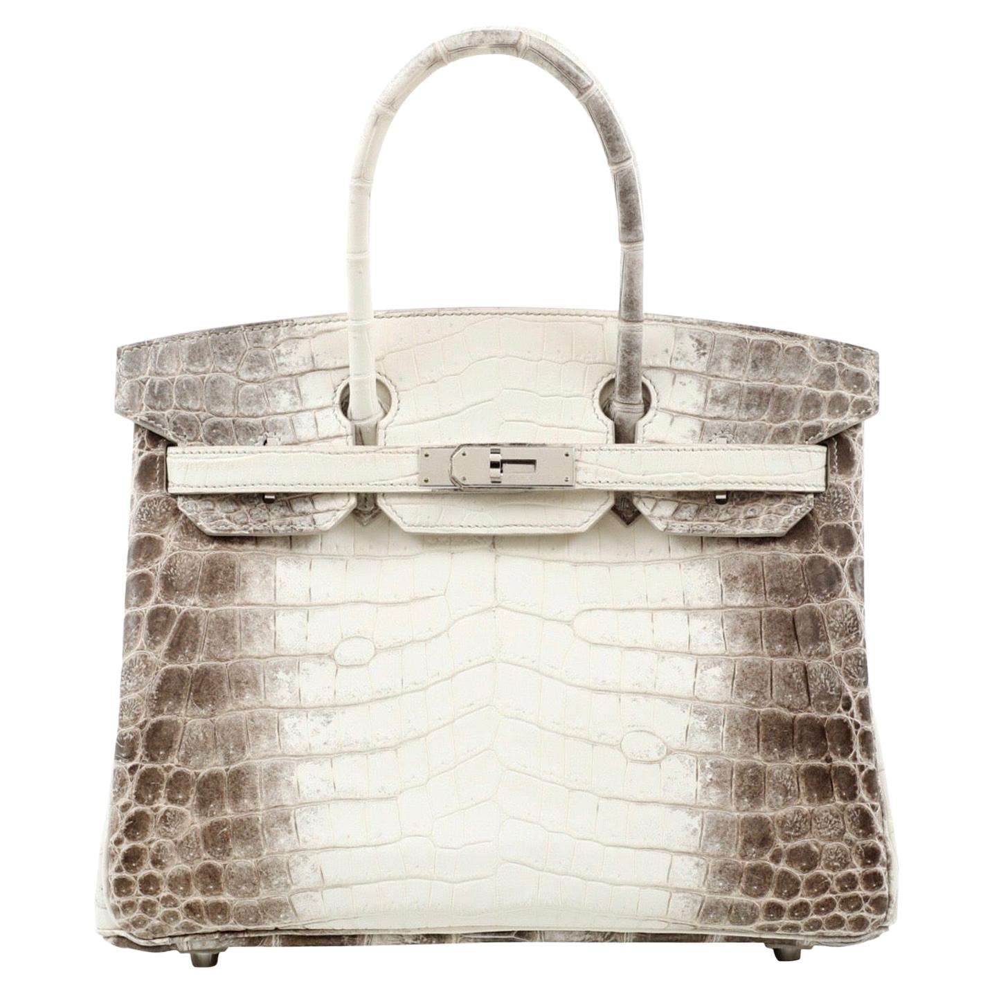 Hermès Himalayan 30 cm Crocodile Birkin Bag