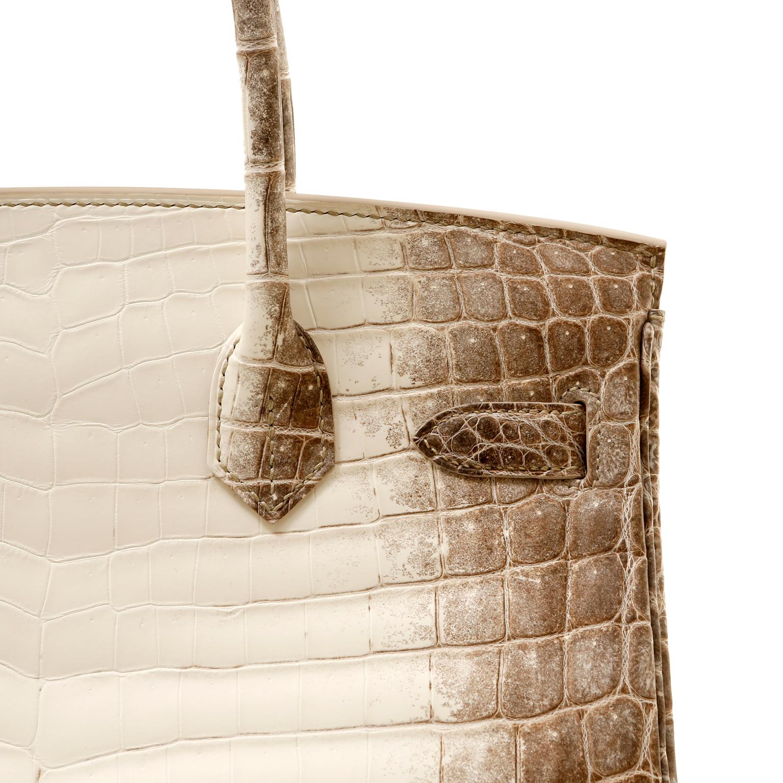 Hermès - Birkin 30 cm en crocodile de l'Himalaya 2021 5