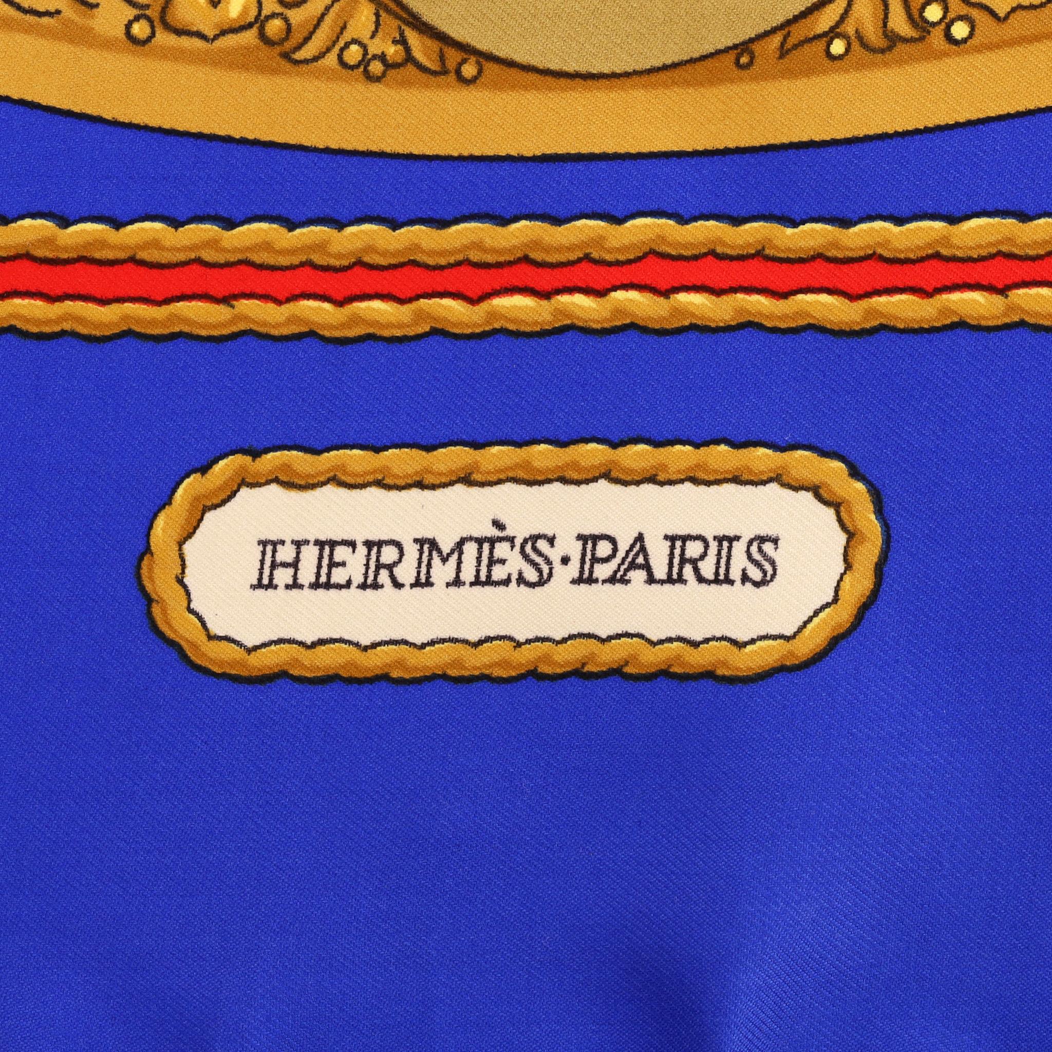 Women's Hermes Hommage A Charles Garnier Silk Scarf For Sale