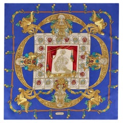 Hermes Hommage A Charles Garnier Silk Scarf