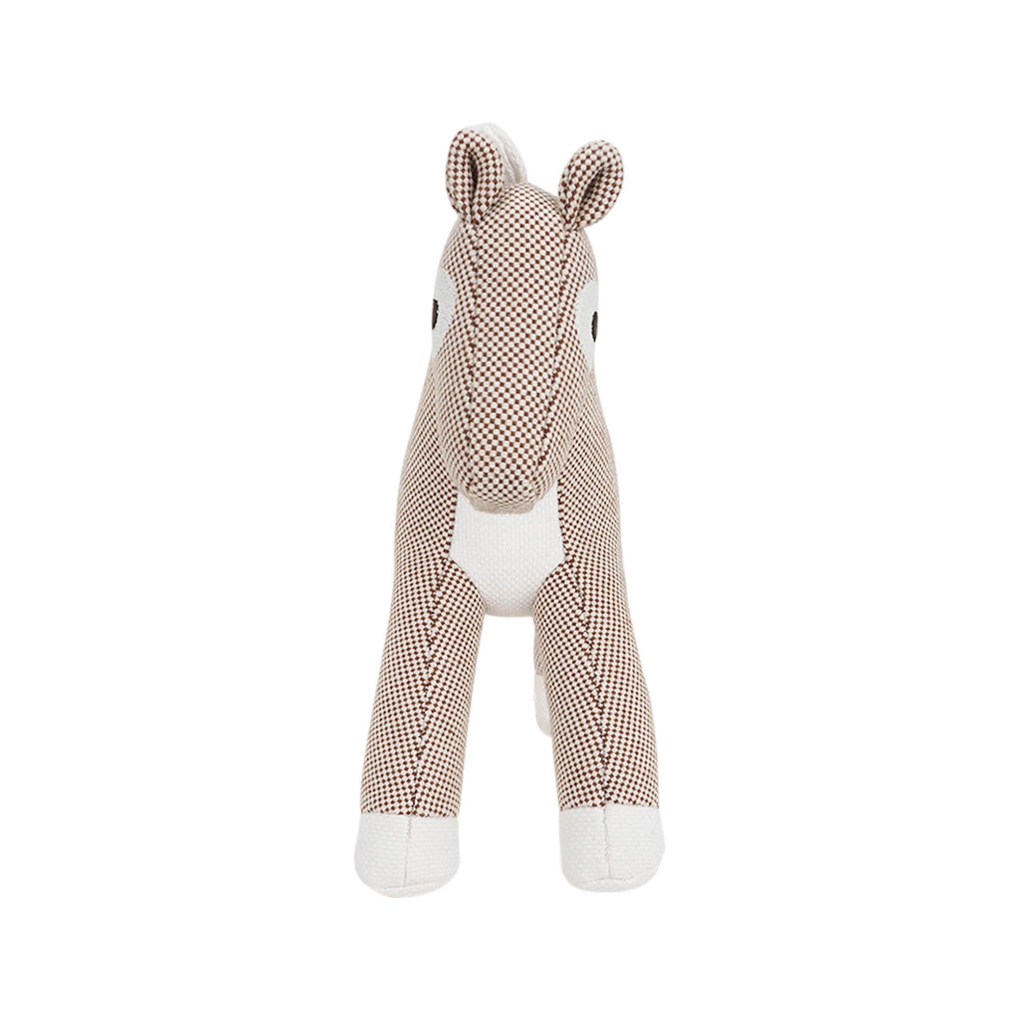 Hermes Honore Epopee Horse Plush Toy Naturel H Canvas In New Condition For Sale In Miami, FL
