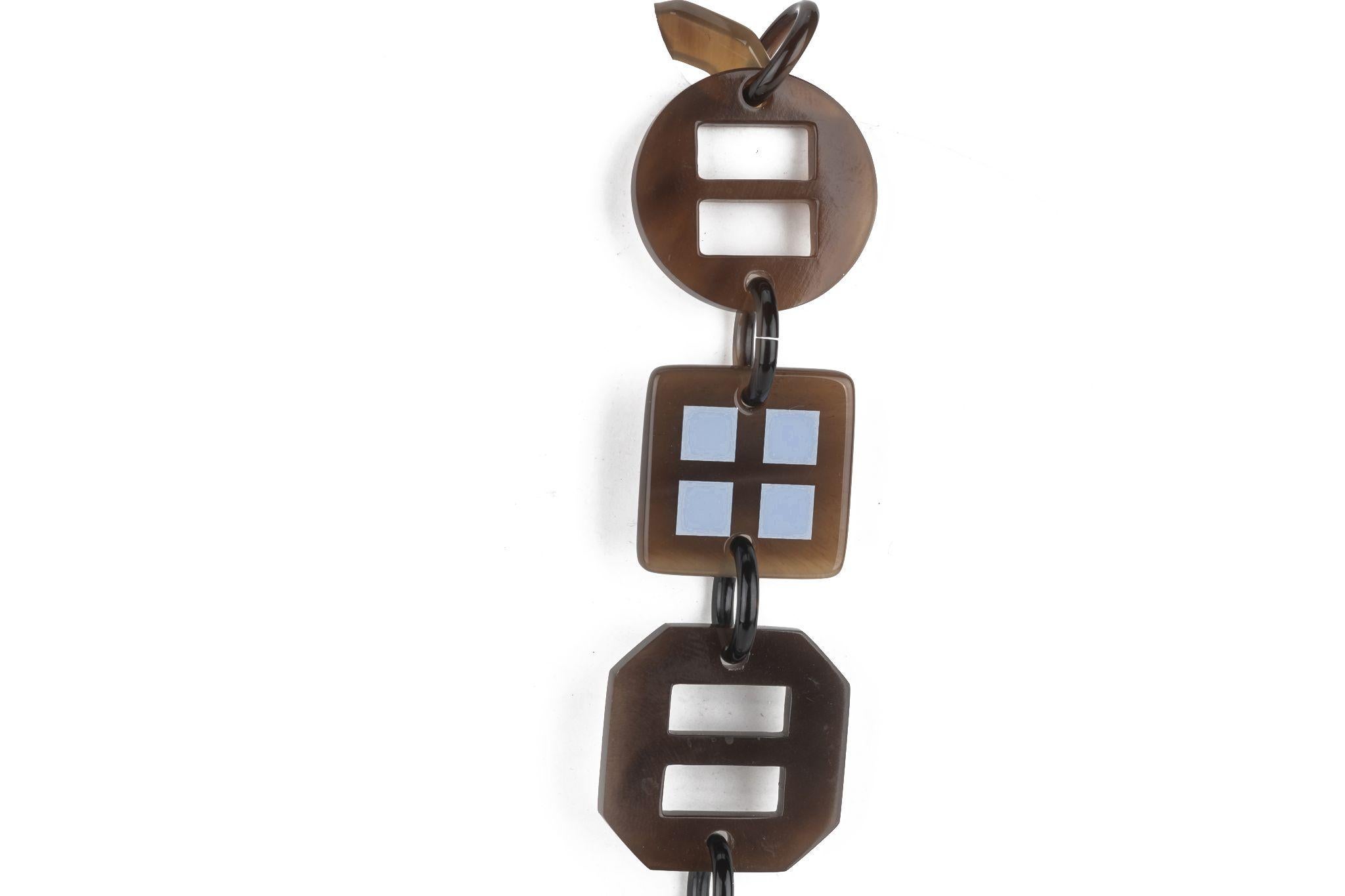 Women's Hermès Horn Opus Long Necklace For Sale
