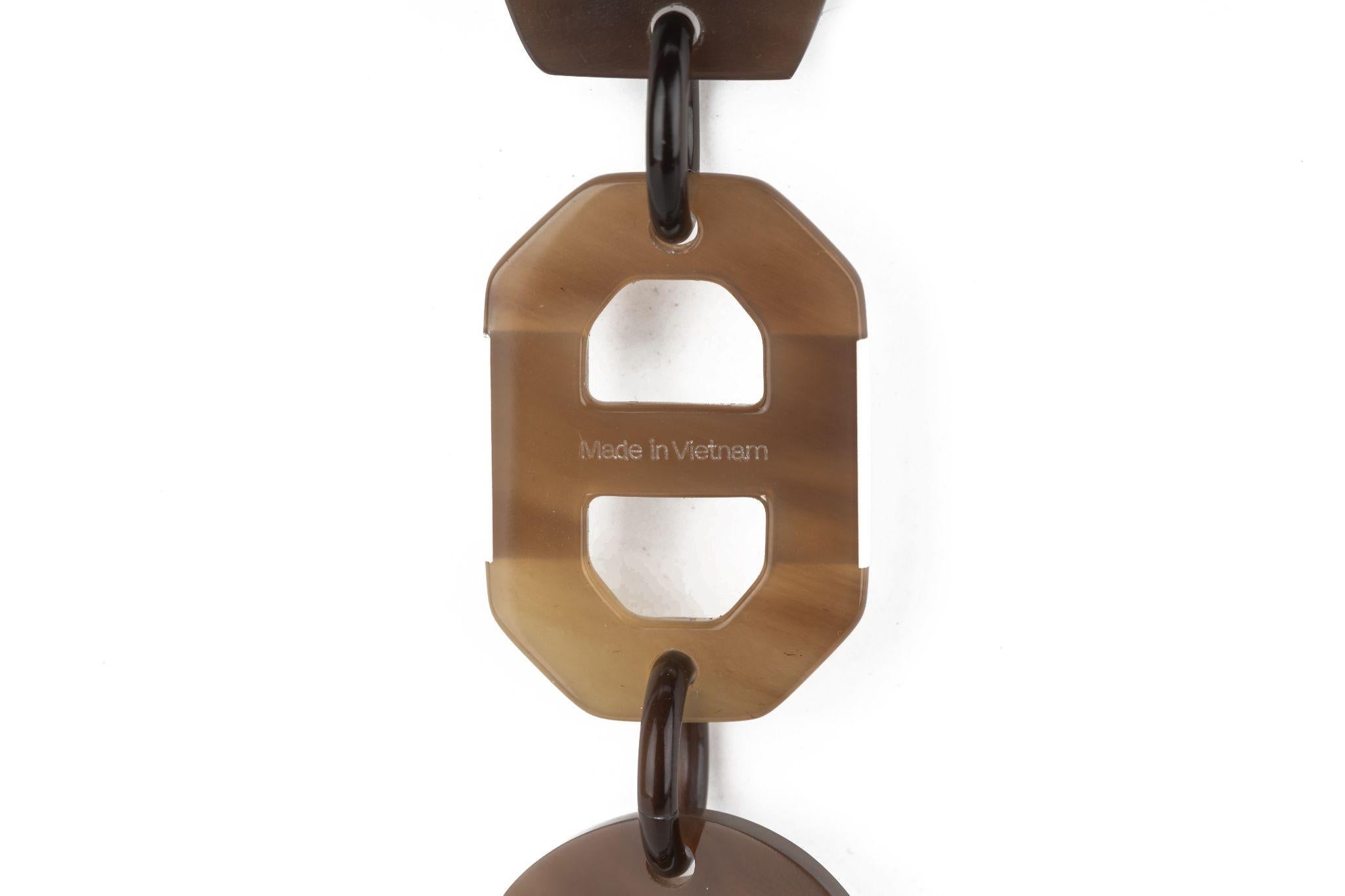 Hermès Horn Opus Long Necklace For Sale 3