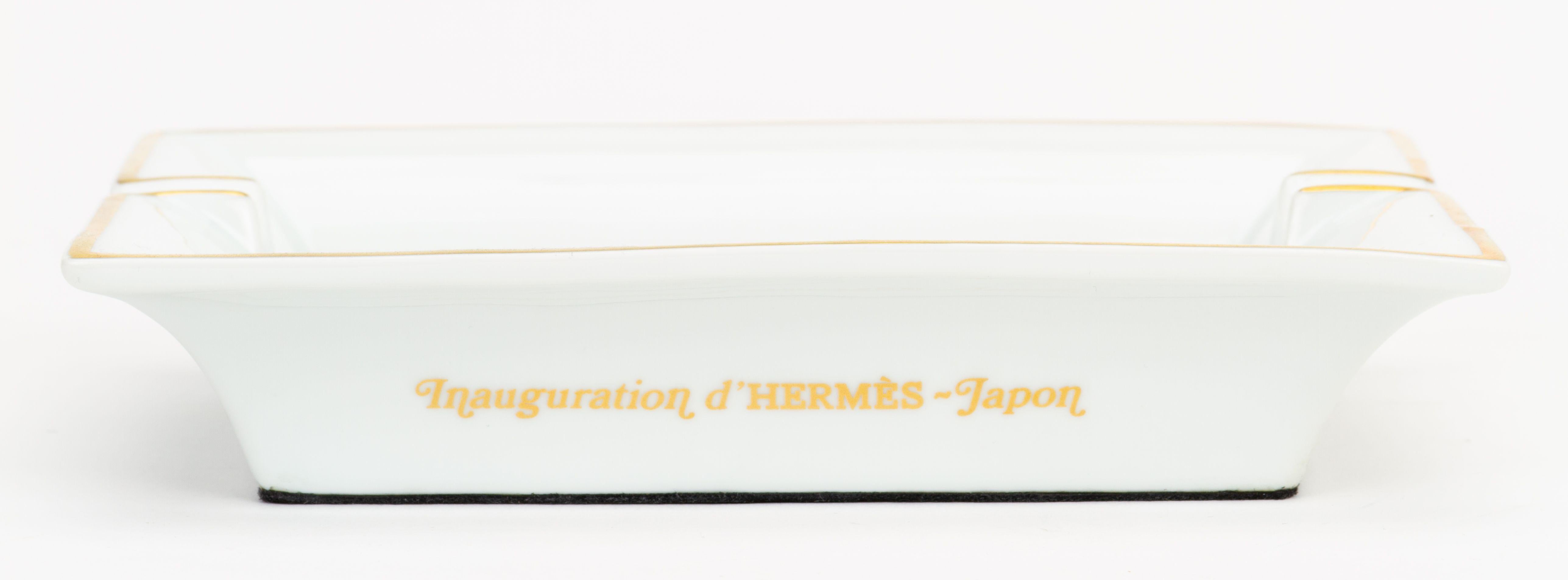 Hermès Horse and Carriage Ashtray im Angebot 1